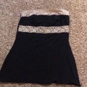 Medium Soft Black Tube Top